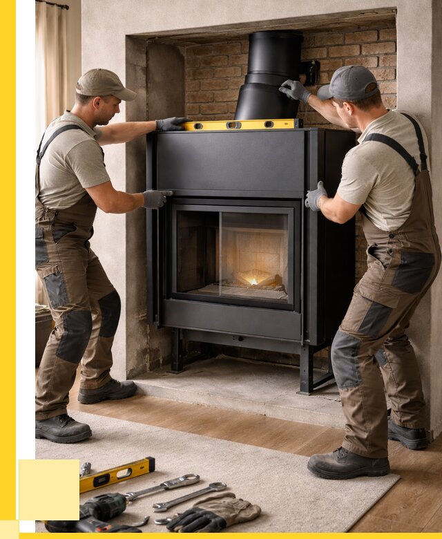 Установка каминных топок в Ялте под ключ от 18389 р. | ЭриданЯлт