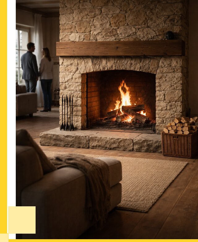 Открытые камины под ключ в Ялте от 153240 р. ЭриданЯлт