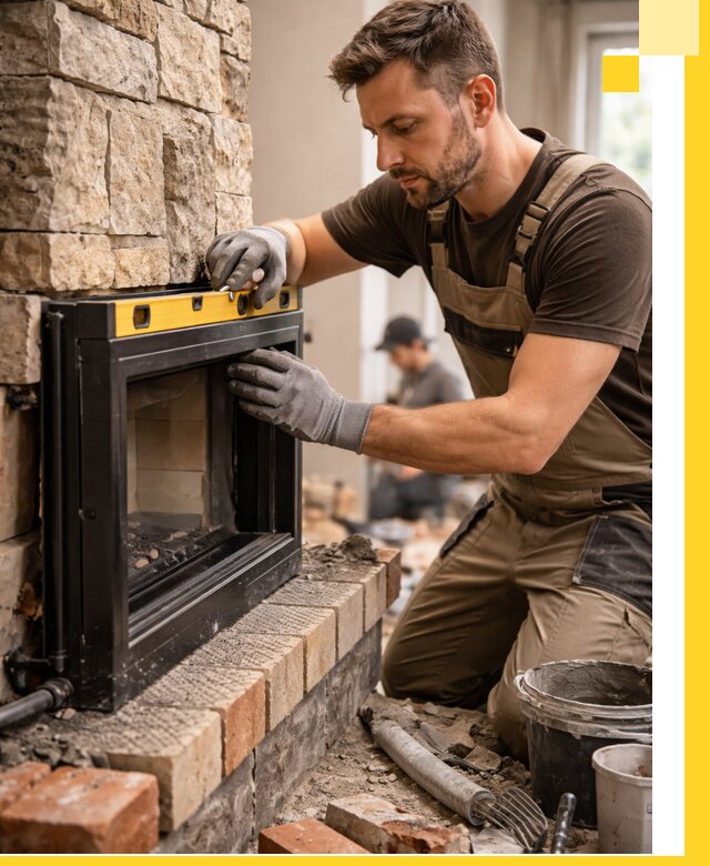 Дровяные камины под ключ в Ялте: монтаж, обустройство