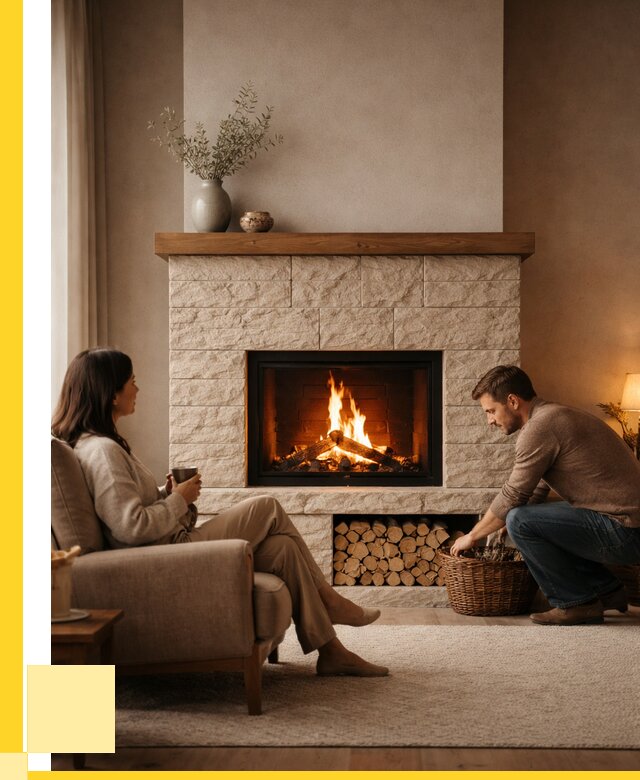 Камины для дома в Ялте под ключ от 153240 р. | ЭриданЯлт