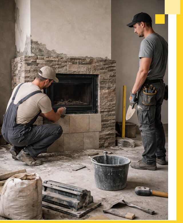 Камины под ключ в Ялте: проект, изготовление и монтаж