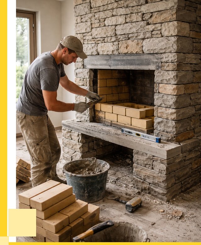 Кладка каминов и камина в Ялте от 25540 р. ЭриданЯлт