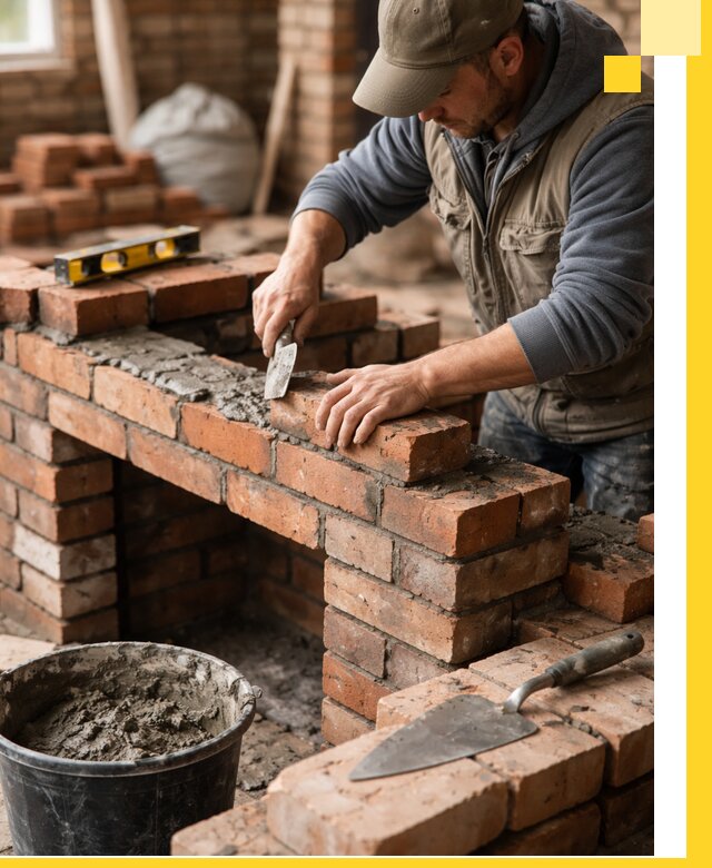 Кладка каминов под ключ в Ялте профессиональная отделка и монтаж