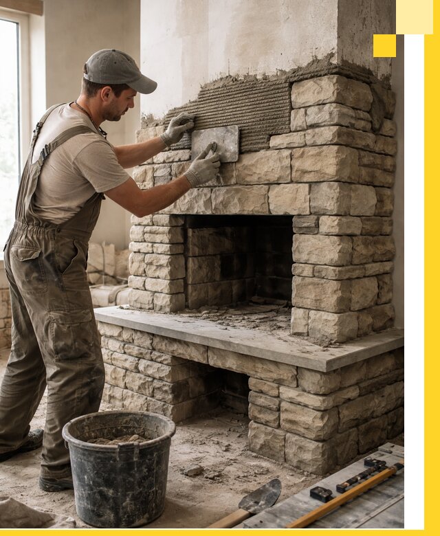 Строительство каминов под ключ в Ялте от проектирования до монтажа