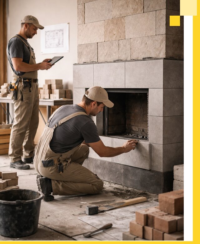 Индивидуальные проекты каминов и каминных систем в Ялте