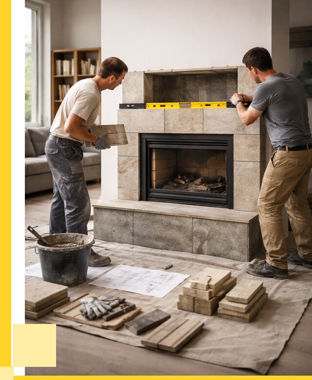 Монтаж каминов и установка в Ялте от 45972 р. | ЭриданЯлт