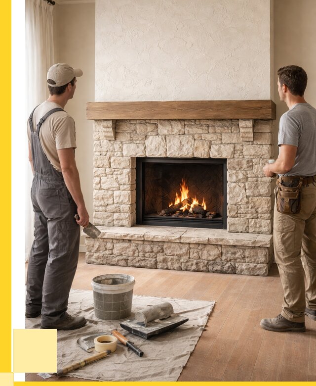 Отделка каминов в Ялте от 6640 р. под ключ | ЭриданЯлт