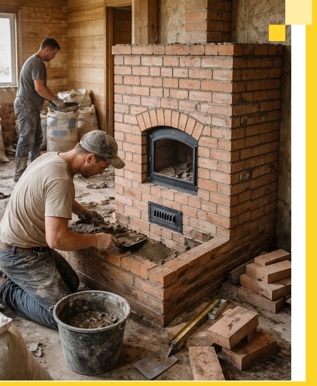 Профессиональное строительство печей в Ялте под ключ
