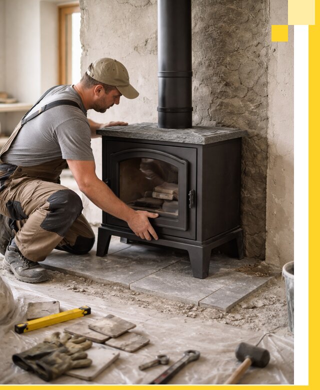 Профессиональный монтаж печей и каминов в Ялте под ключ