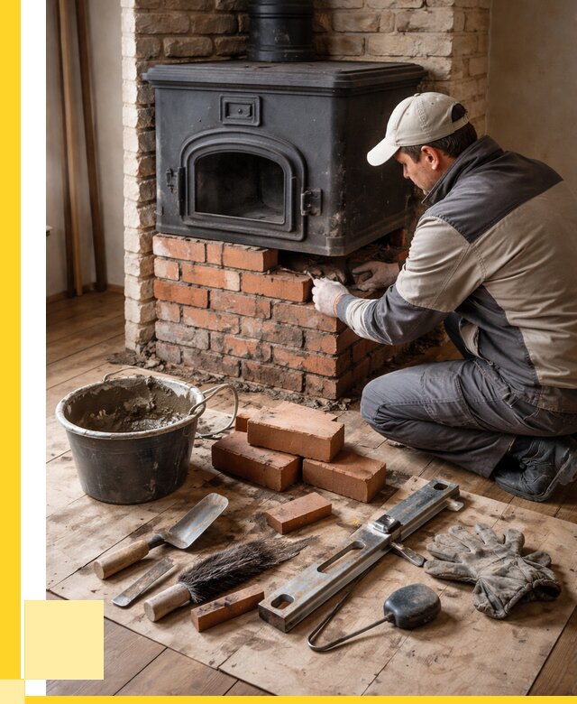 Ремонт печей в Ялте от 12259 р., услуги печника ЭриданЯлт