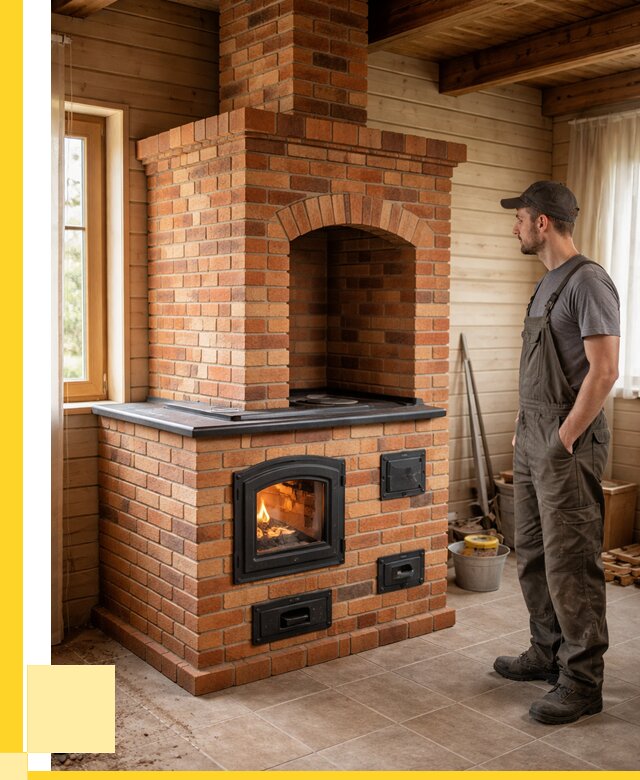 Кирпичные печи в Ялте: купить от 153240 р. | ЭриданЯлт