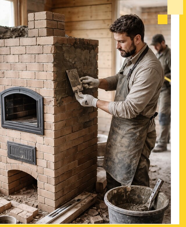 Изготовление и установка печей-шведок под ключ в Ялте