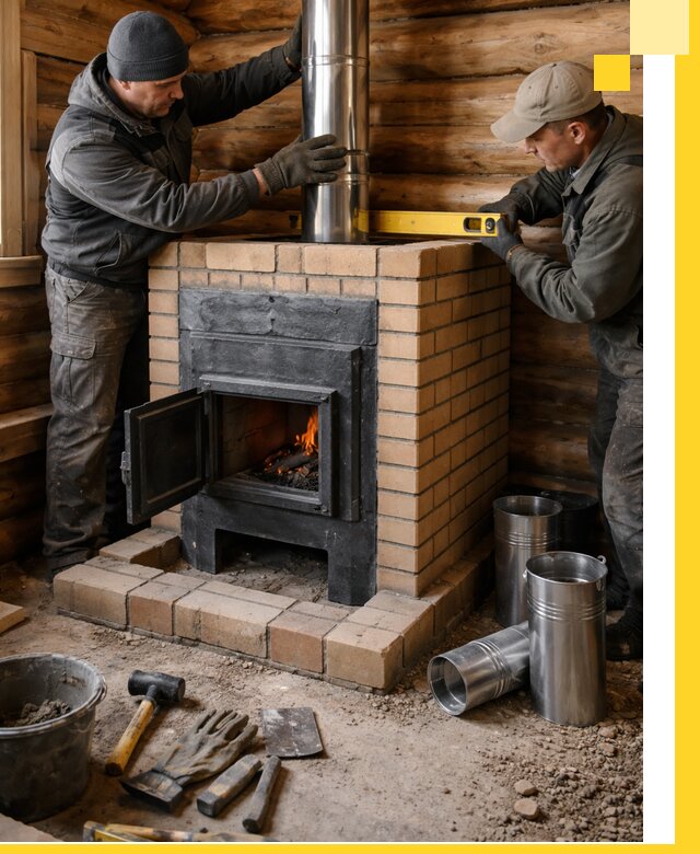 Проектирование, изготовление и установка банных печей в Ялте