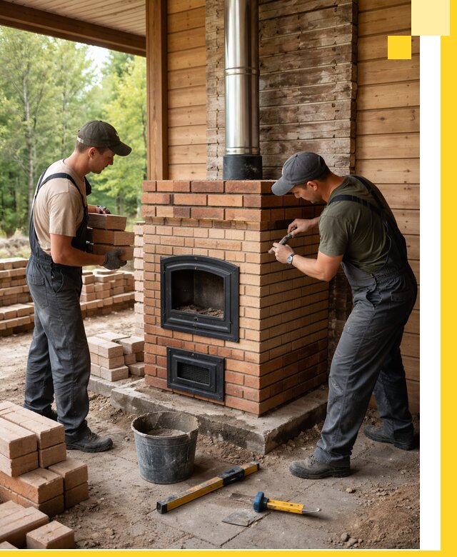 Производство и установка дачных печей под ключ в Ялте