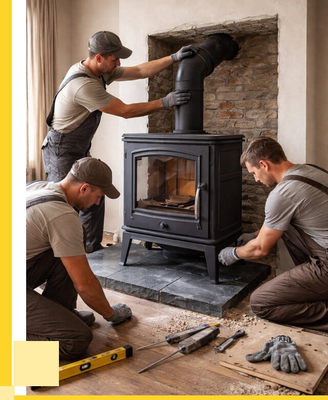 Монтаж печи камина в частном доме в Ялте от 25540 р. | ЭриданЯлт