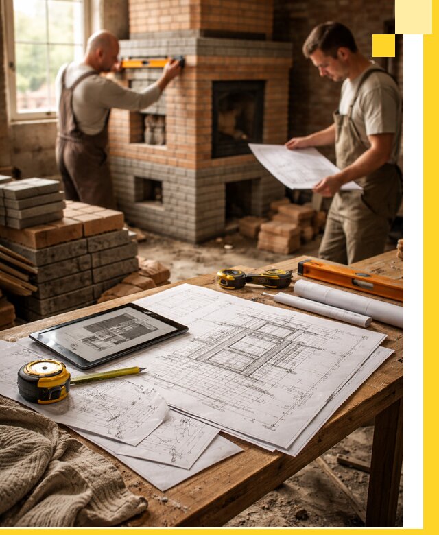 Проекты печей и каминов с индивидуальным дизайном в Ялте