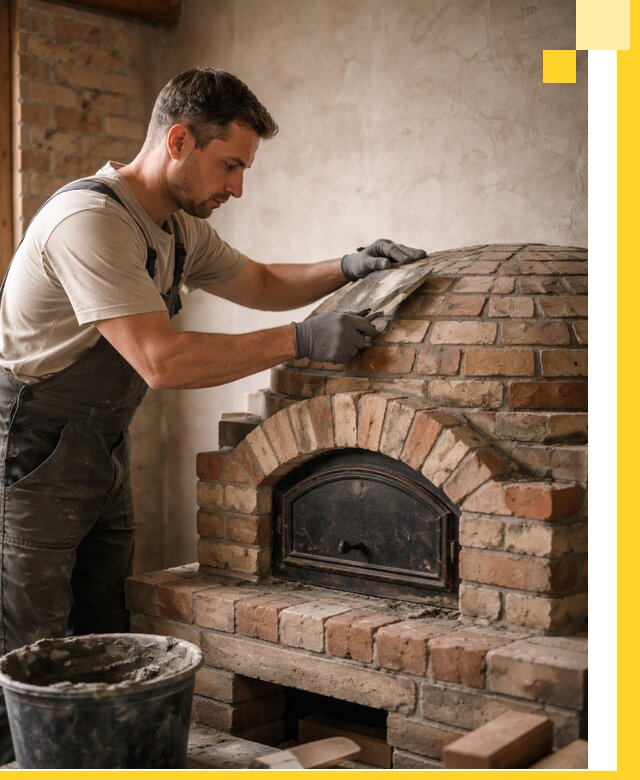 Изготовление и монтаж помпейских печей на заказ в Ялте