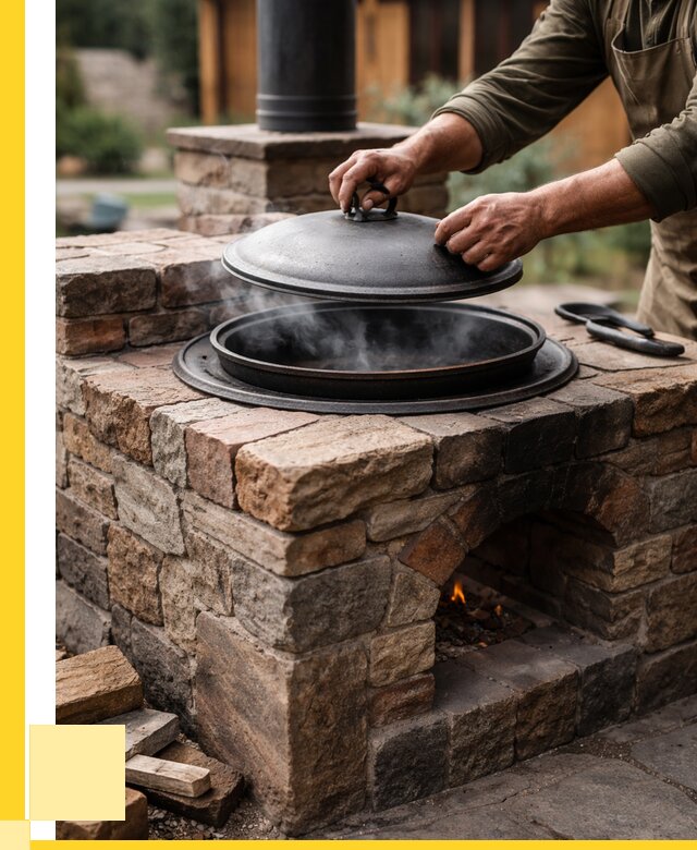 Печи для казана в Ялте по цене от 18389 р. | ЭриданЯлт