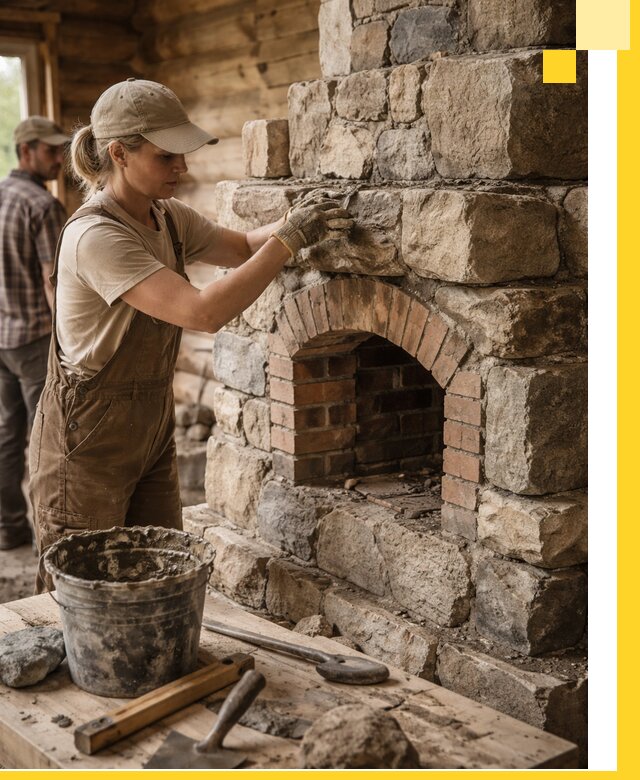 Каменные печи на заказ и монтаж в Ялте, долговечные решения