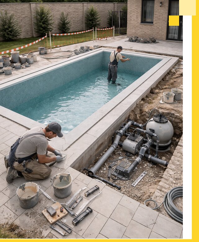 Строительство бассейнов под ключ в Ялте: проекты и монтаж