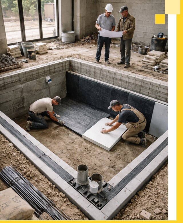 Проекты частных и общественных бассейнов под ключ в Ялте