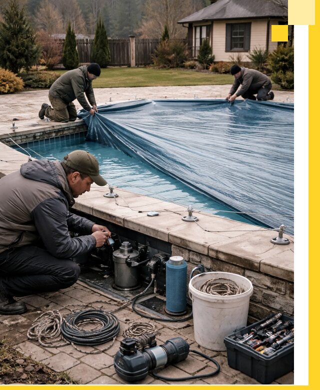 Консервация бассейнов в Ялте: подготовка к длительному хранению