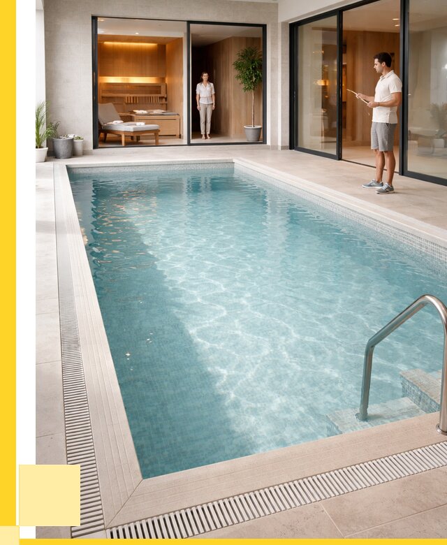 Отделка бассейна пленкой ПВХ в Ялте от 3576 р. - ЭриданЯлт