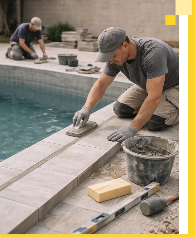 Отделка бассейнов в Ялте: декоративная отделка и гидроизоляция