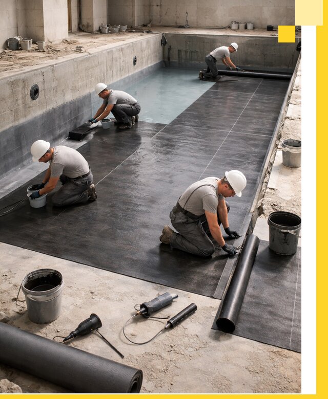 Профессиональная гидроизоляция бассейнов и чаш в Ялте под ключ