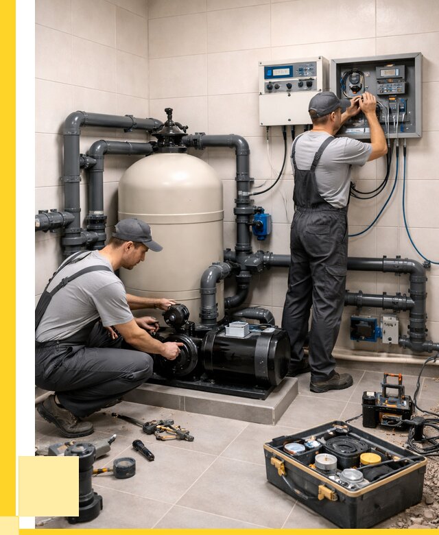 Монтаж оборудования для бассейнов в Ялте от 40864 р. | ЭриданЯлт