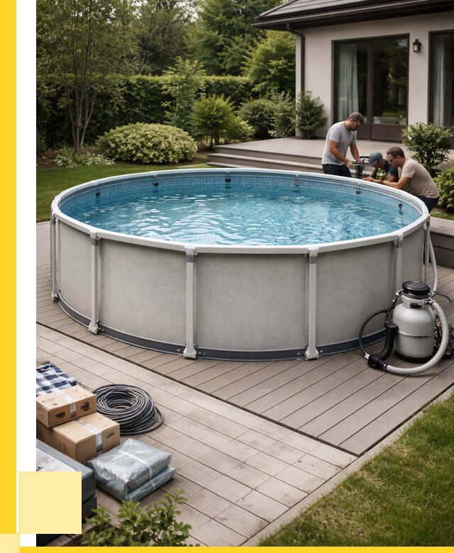 Купить каркасные бассейны в Ялте от 45972 р. | ЭриданЯлт