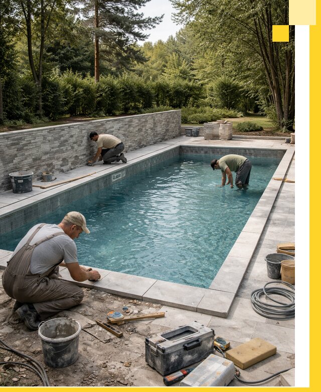 Проектирование и строительство частных бассейнов в Ялте