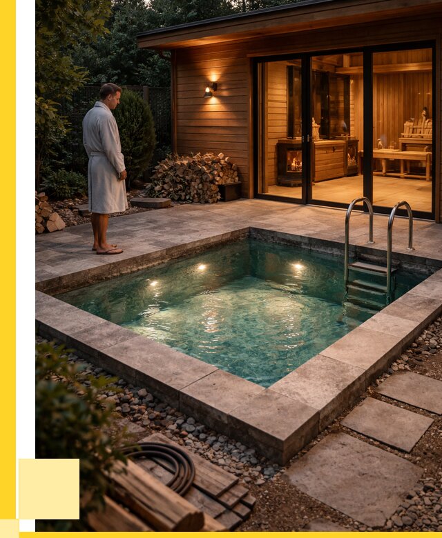 Бани с бассейном под ключ в Ялте от 97052 р. | ЭриданЯлт