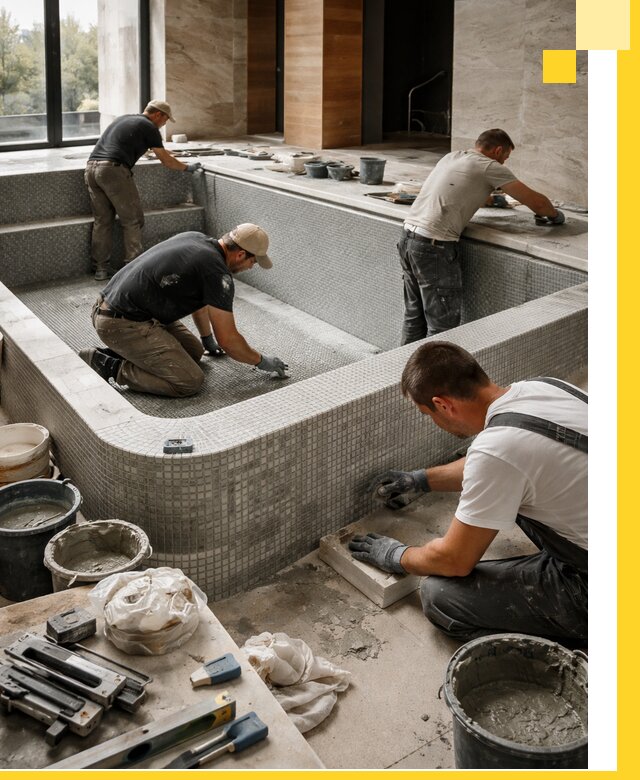 Строительство и установка СПА бассейнов под ключ в Ялте