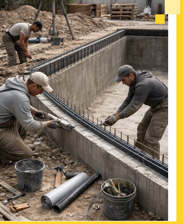 Качественный монтаж чаши бассейна в Ялте под ключ с гарантией