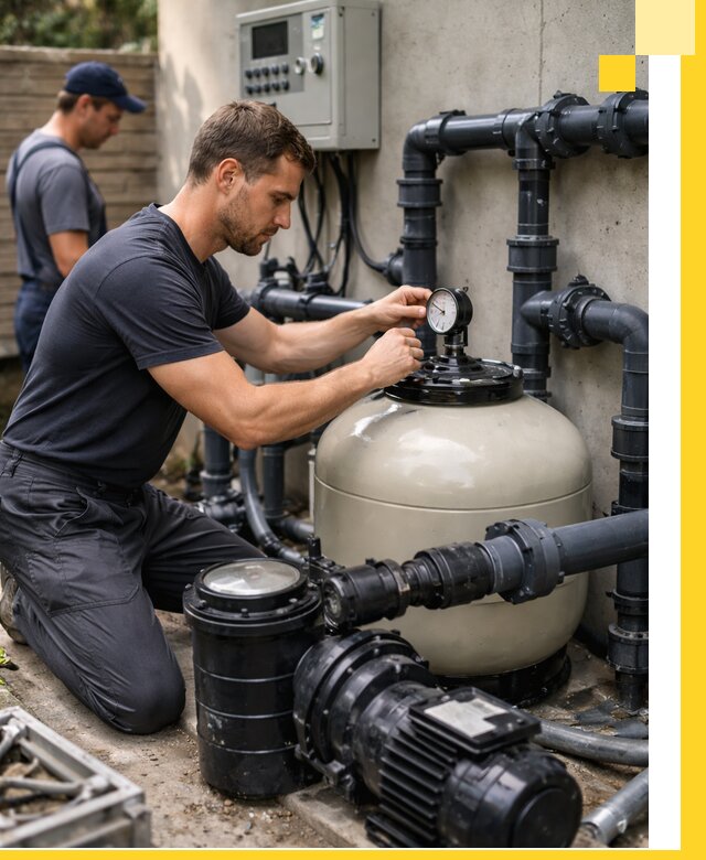 Поставка и монтаж фильтровального оборудования для бассейнов в Ялте