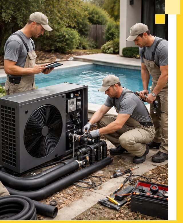 Проектирование и установка тепловых насосов для бассейнов в Ялте