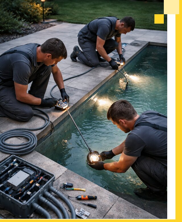 Профессиональное освещение бассейнов в Ялте: дизайн и монтаж