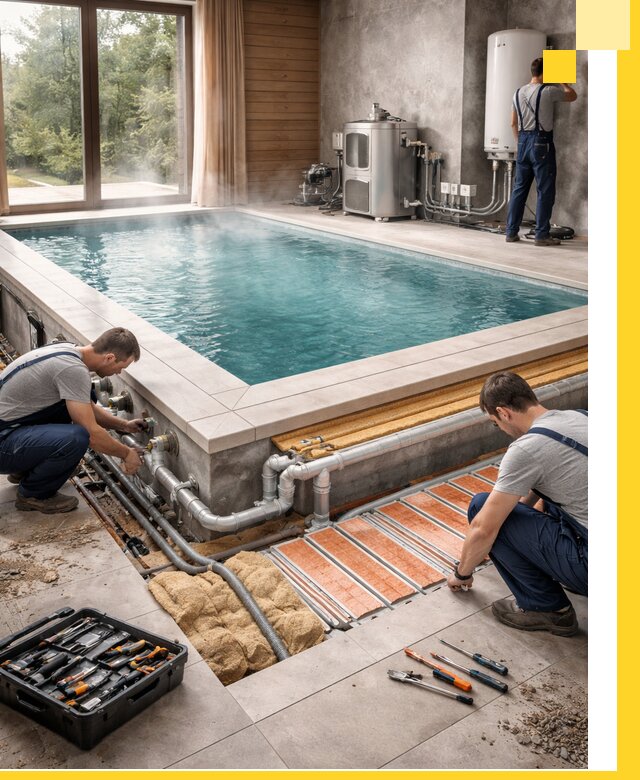 Проектирование и строительство тёплых бассейнов в Ялте