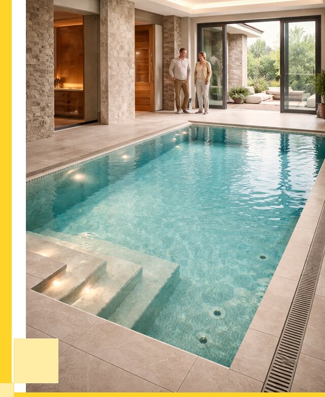 Бассейн во дворе в Ялте: проект, отделка от 1225920 р. | ЭриданЯлт