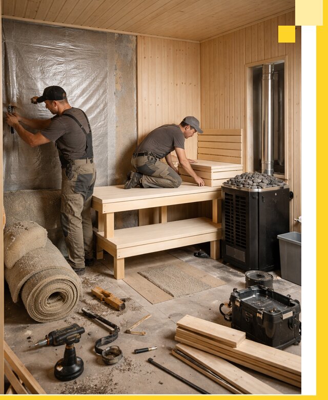 Проекты саун под ключ в Ялте дизайн и строительство