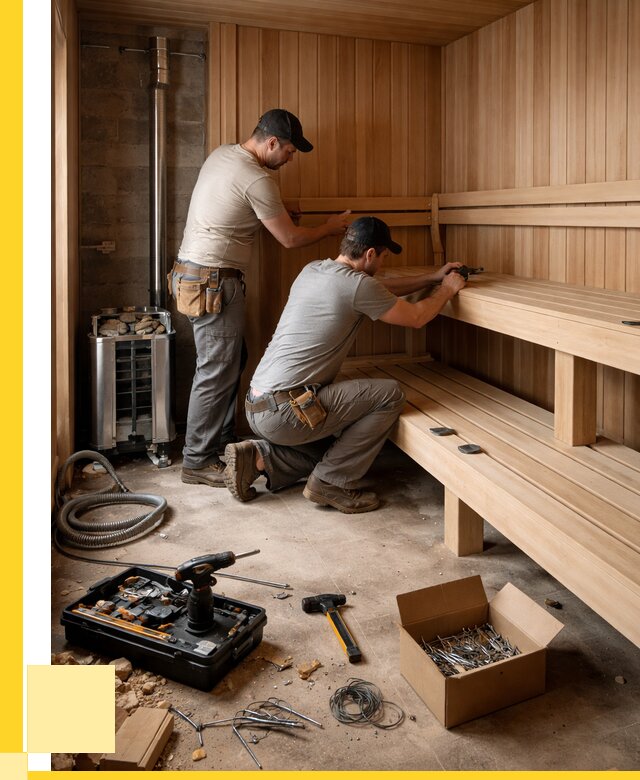 Монтаж саун под ключ в Ялте от 122592 р. | ЭриданЯлт
