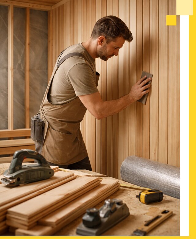 Профессиональная отделка саун и парных под ключ в Ялте