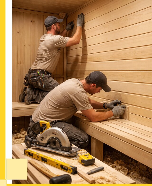 Обшивка саун вагонкой в Ялте от 2554 р. | ЭриданЯлт