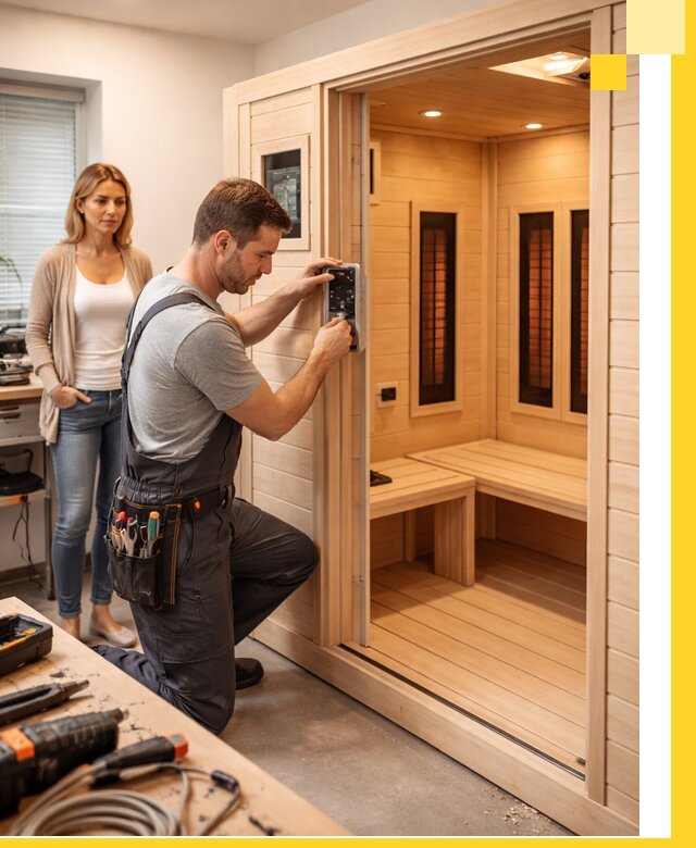 Инфракрасные сауны под ключ в Ялте продажа и установка