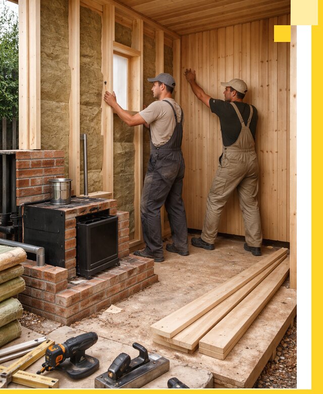 Строительство и установка дачных саун под ключ в Ялте