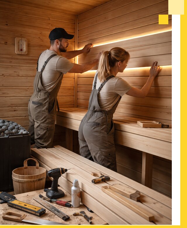 Дизайн саун и бань под ключ с индивидуальным проектом в Ялте