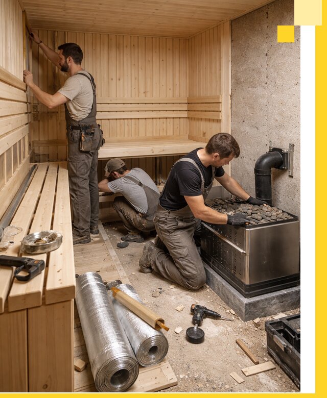 Индивидуальные сауны на заказ в Ялте под ключ, проект и монтаж