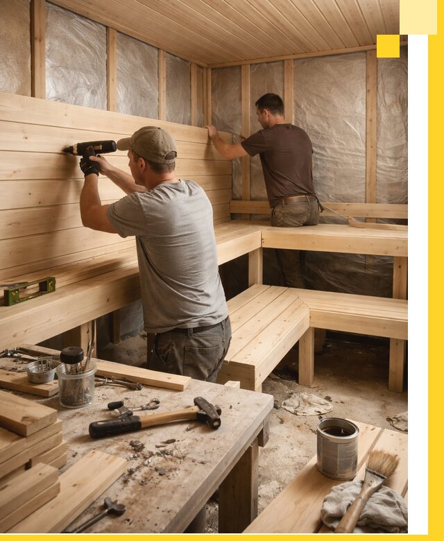 Профессиональная отделка бань и саун под ключ в Ялте