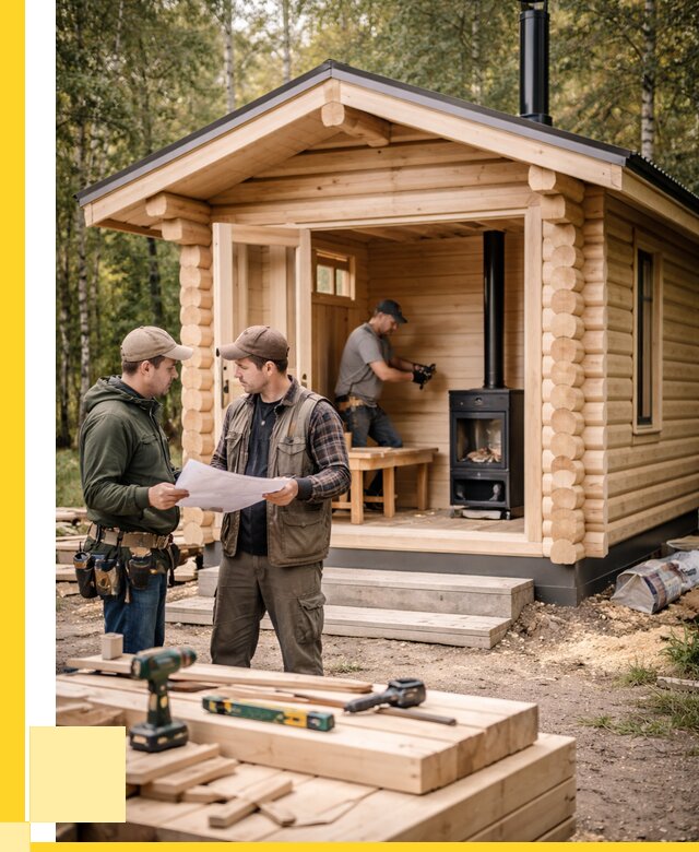 Монтаж бань под ключ в Ялте — от 204320 р. | ЭриданЯлт